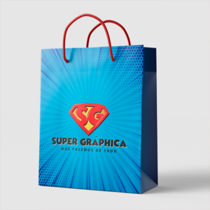 Sacola Vertical Personalizada em Papel Offset
